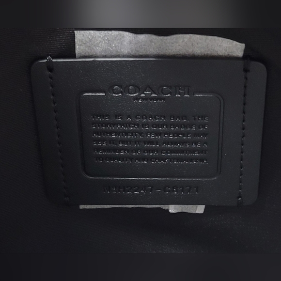 😘 NWT Coach 2 SET Laptop Bag Briefcase Wallet Designer Signature Embossed - Picture 8 of 14